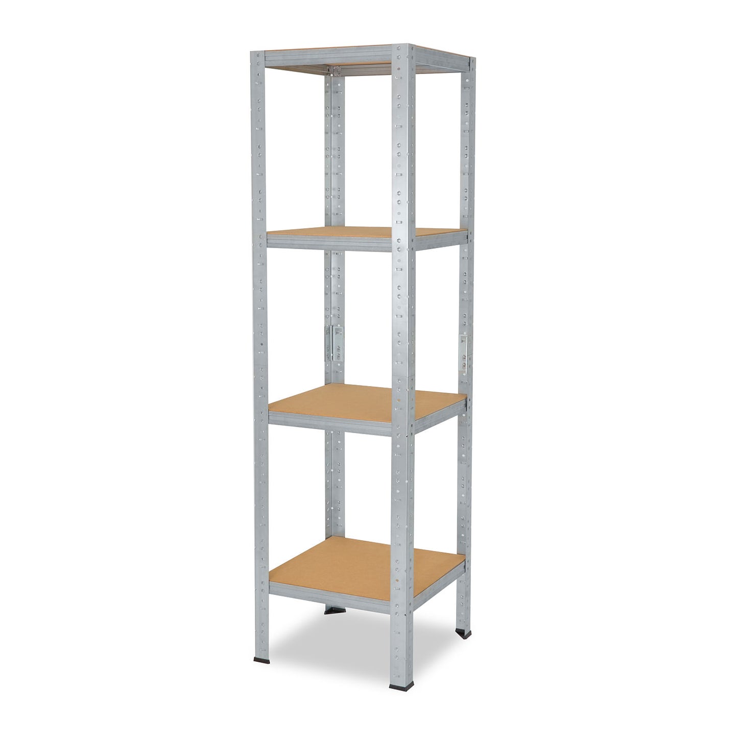 shelfplaza HOME Schwerlastregal 200x50x50 cm verzinkt mit 4 Böden