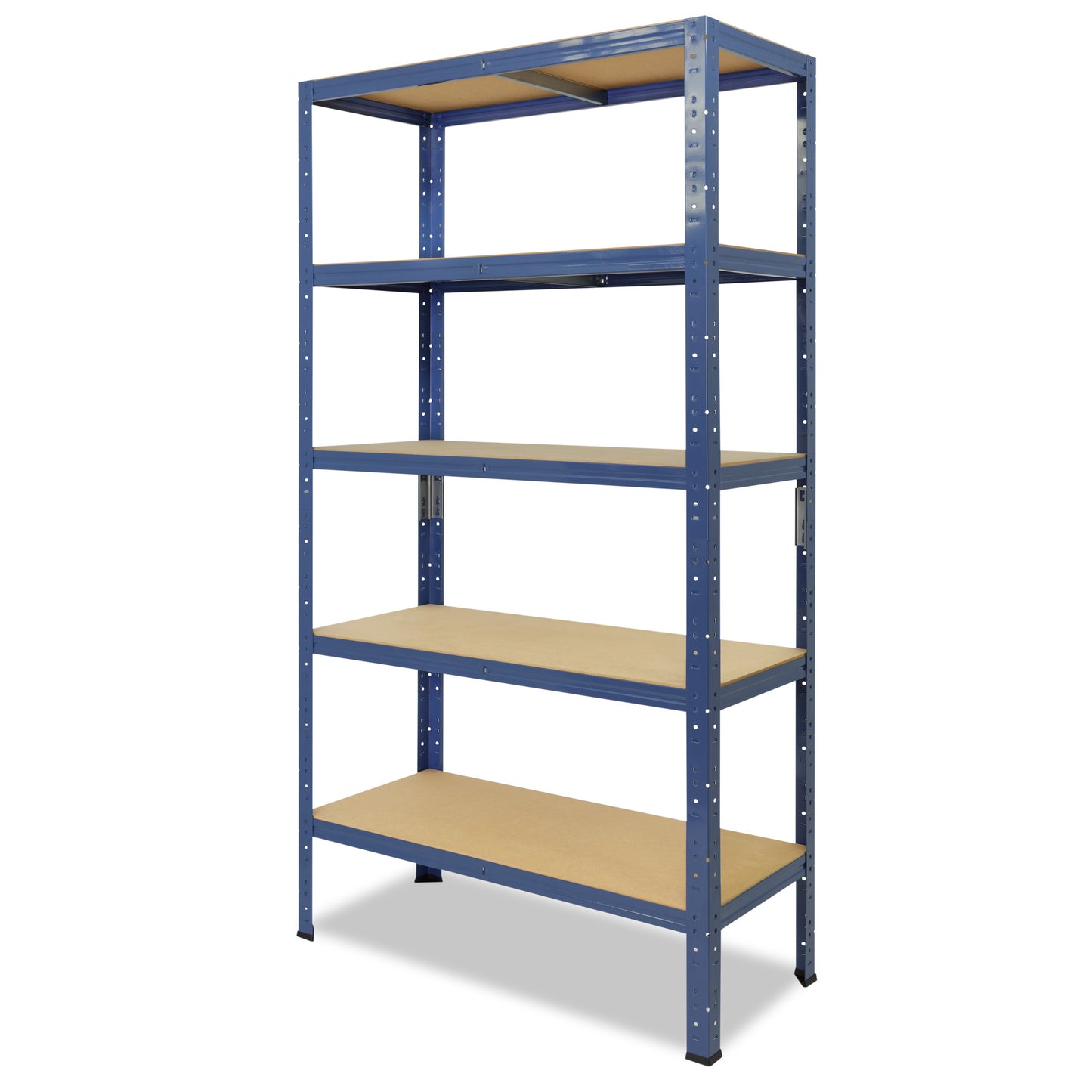 shelfplaza HOME Schwerlastregal 200x30x50 cm blau mit 5 Böden