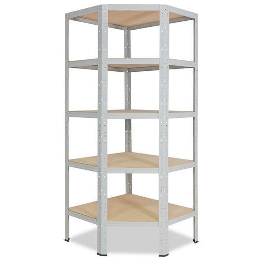 shelfplaza OFFICE Eckregal 180x60x30 cm lichtgrau