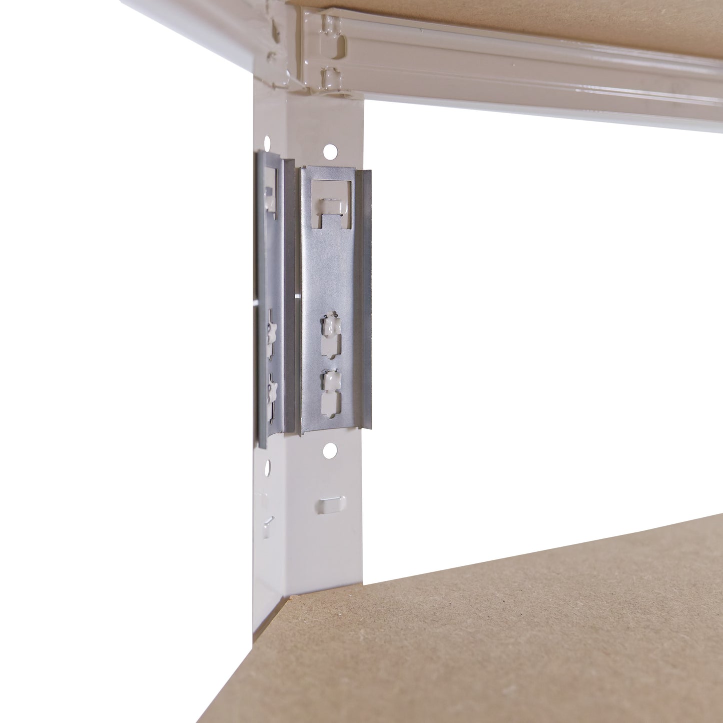 shelfplaza HOME Eckregal 180x90x60 cm weiß mit 6 Böden