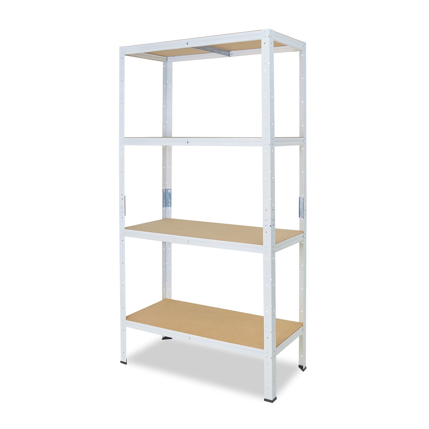 shelfplaza HOME Schwerlastregal 155x40x60 cm weiß mit 4 Böden