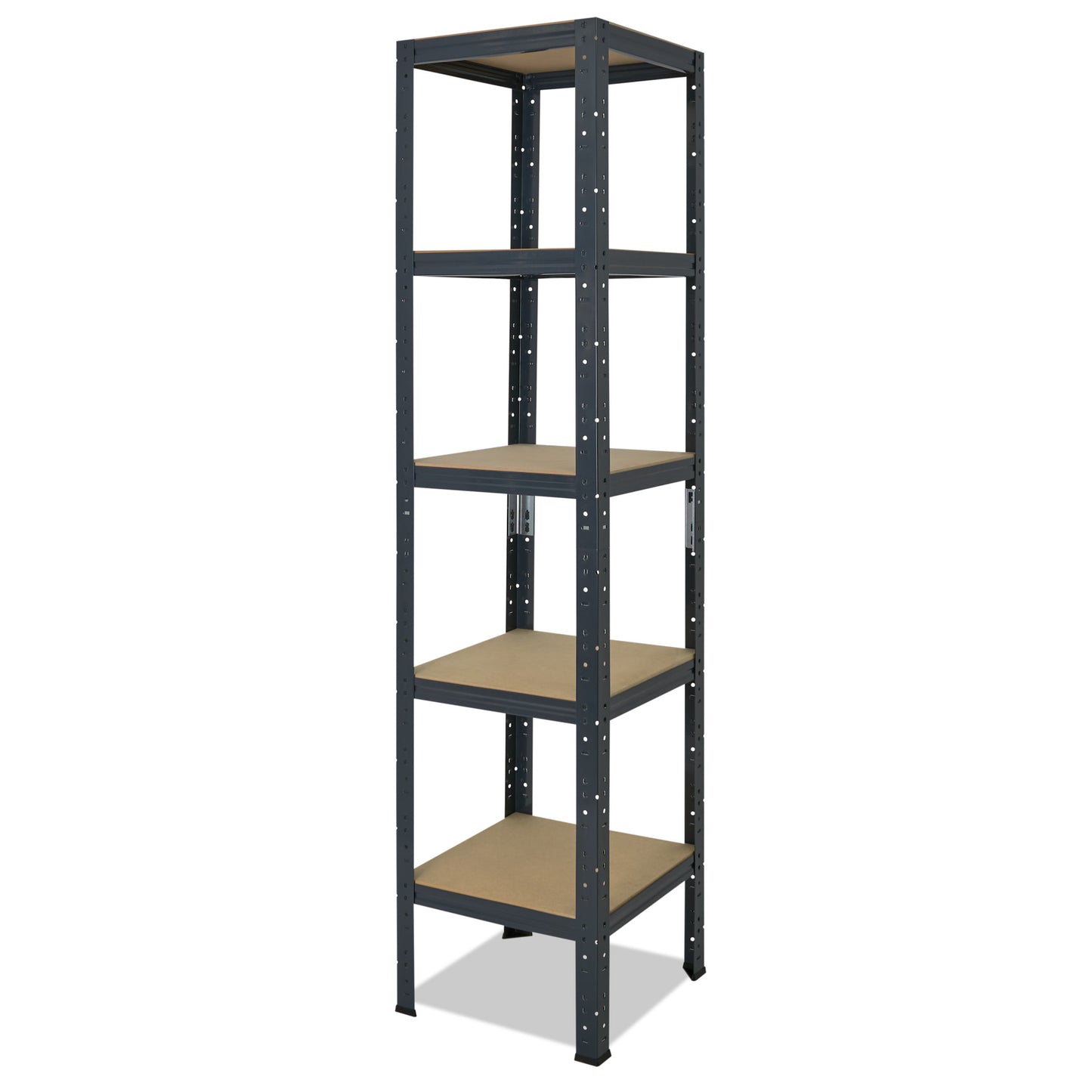 shelfplaza HOME Schwerlastregal 180x45x45 cm anthrazit mit 5 Böden