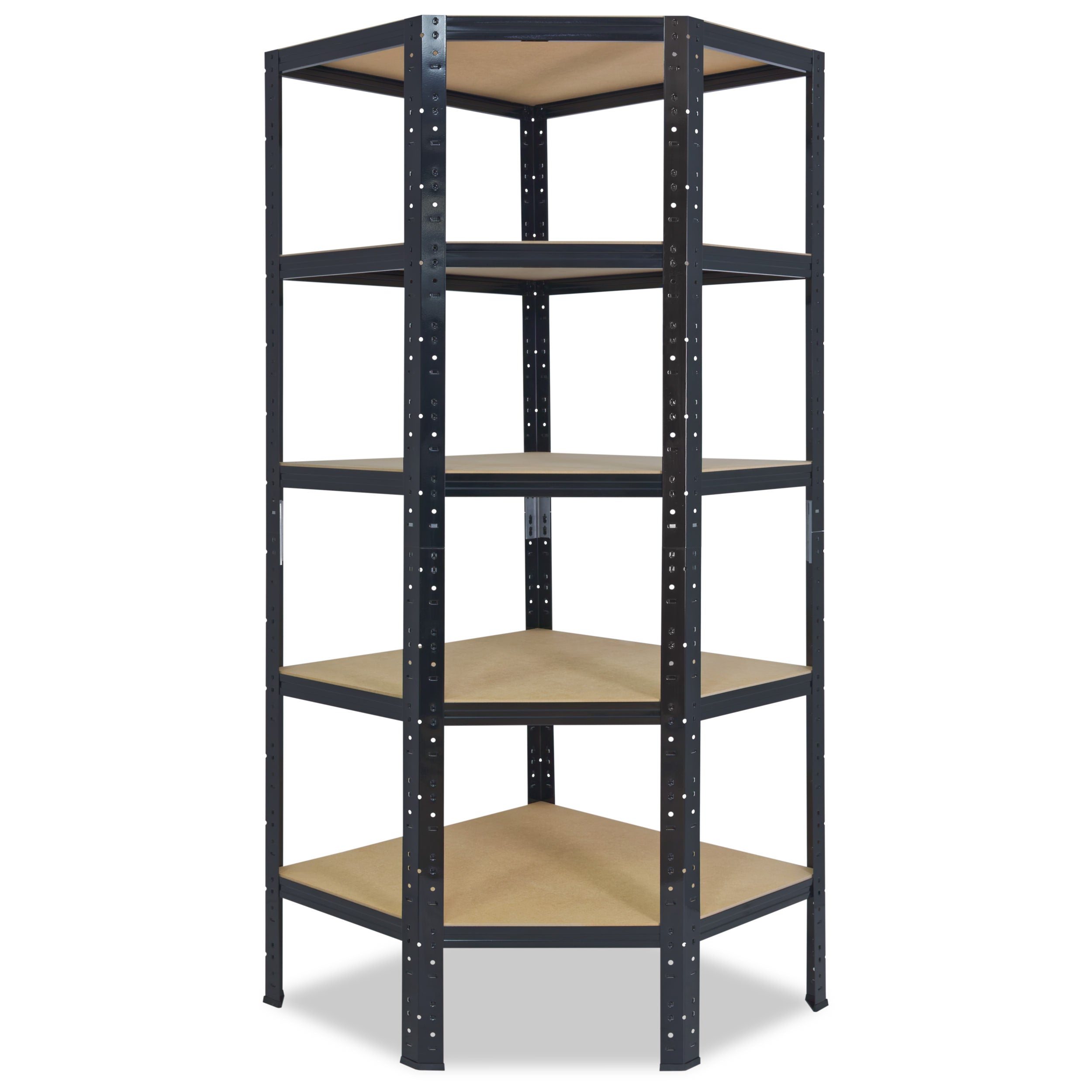 shelfplaza BLACK Eckregal 180x60x30 cm schwarz