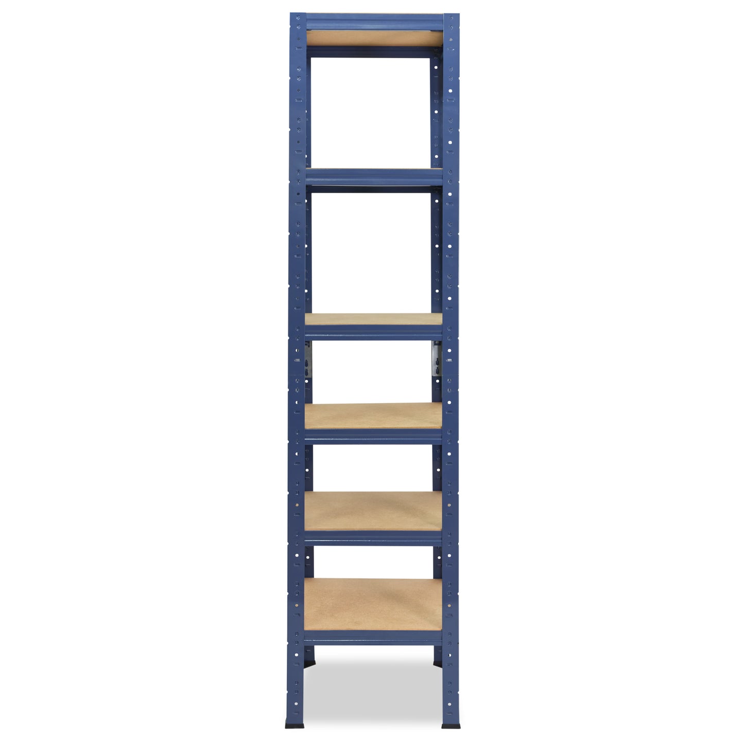 shelfplaza HOME Schwerlastregal 200x45x45 cm blau mit 6 Böden