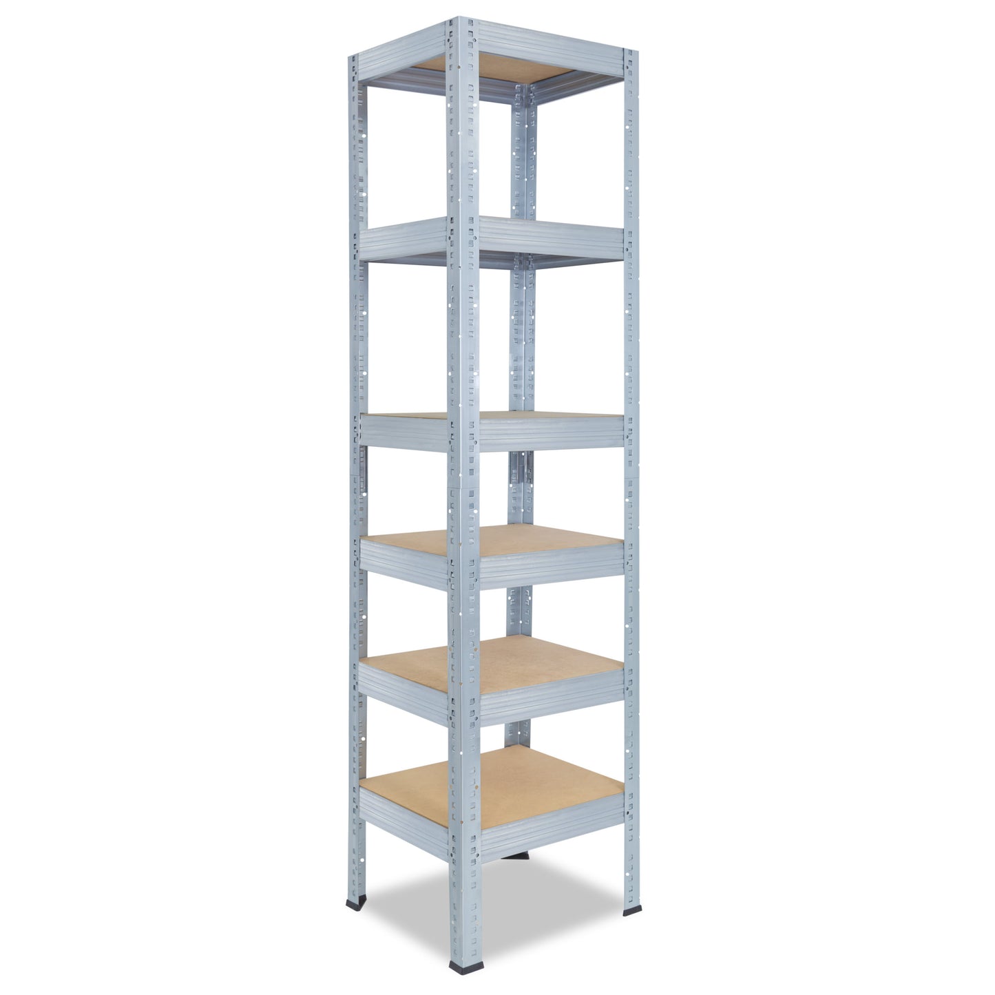 shelfplaza PRO Schwerlastregal 200x40x40 cm verzinkt mit 6 Böden