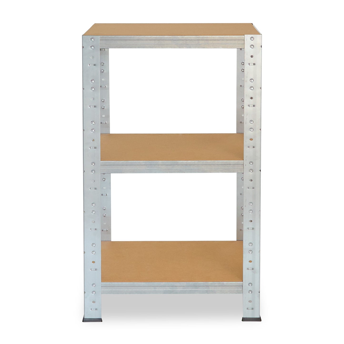 shelfplaza HOME Schwerlastregal 115x50x50 cm verzinkt mit 3 Böden