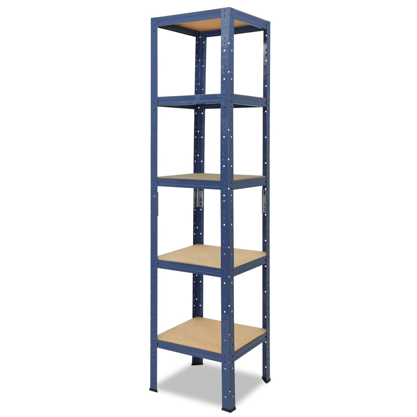 shelfplaza HOME Schwerlastregal 200x45x45 cm blau mit 5 Böden