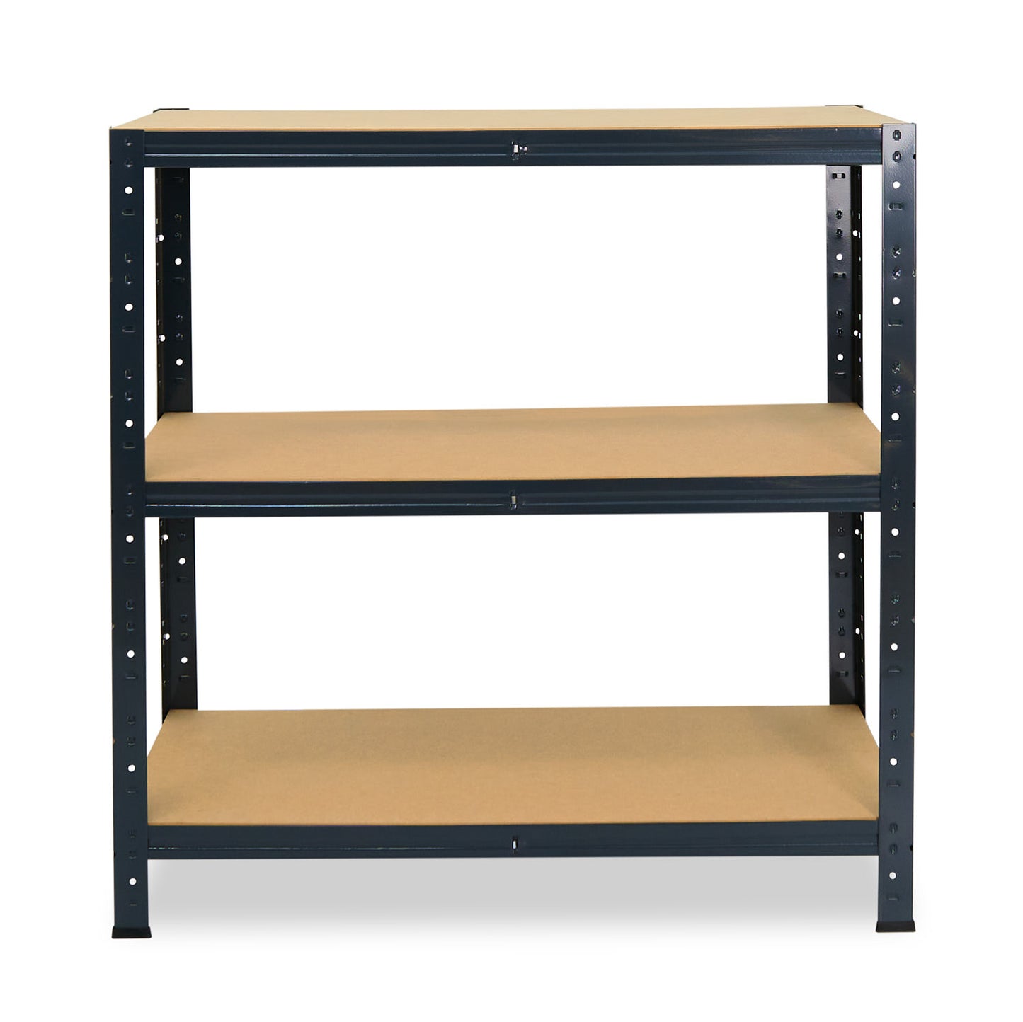 shelfplaza HOME Schwerlastregal 100x50x40 cm anthrazit mit 3 Böden