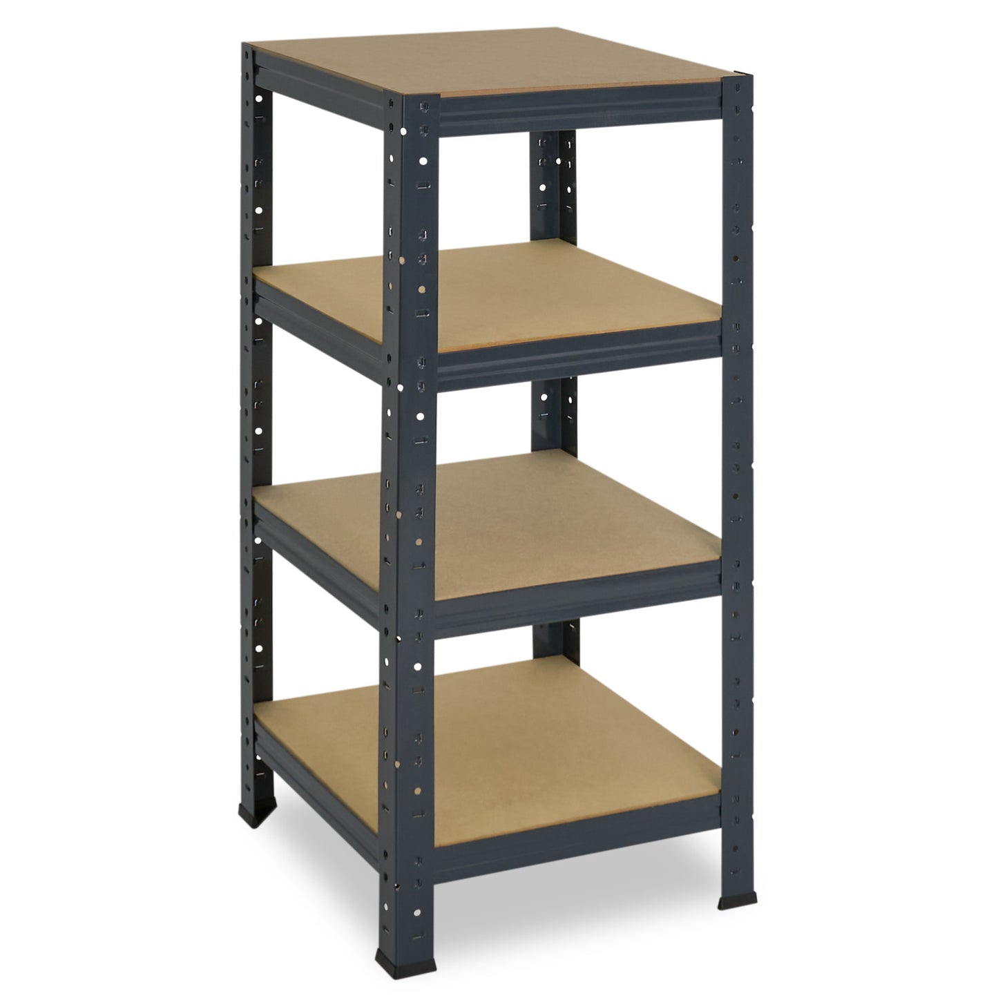 shelfplaza HOME Schwerlastregal 100x60x60 cm anthrazit mit 4 Böden