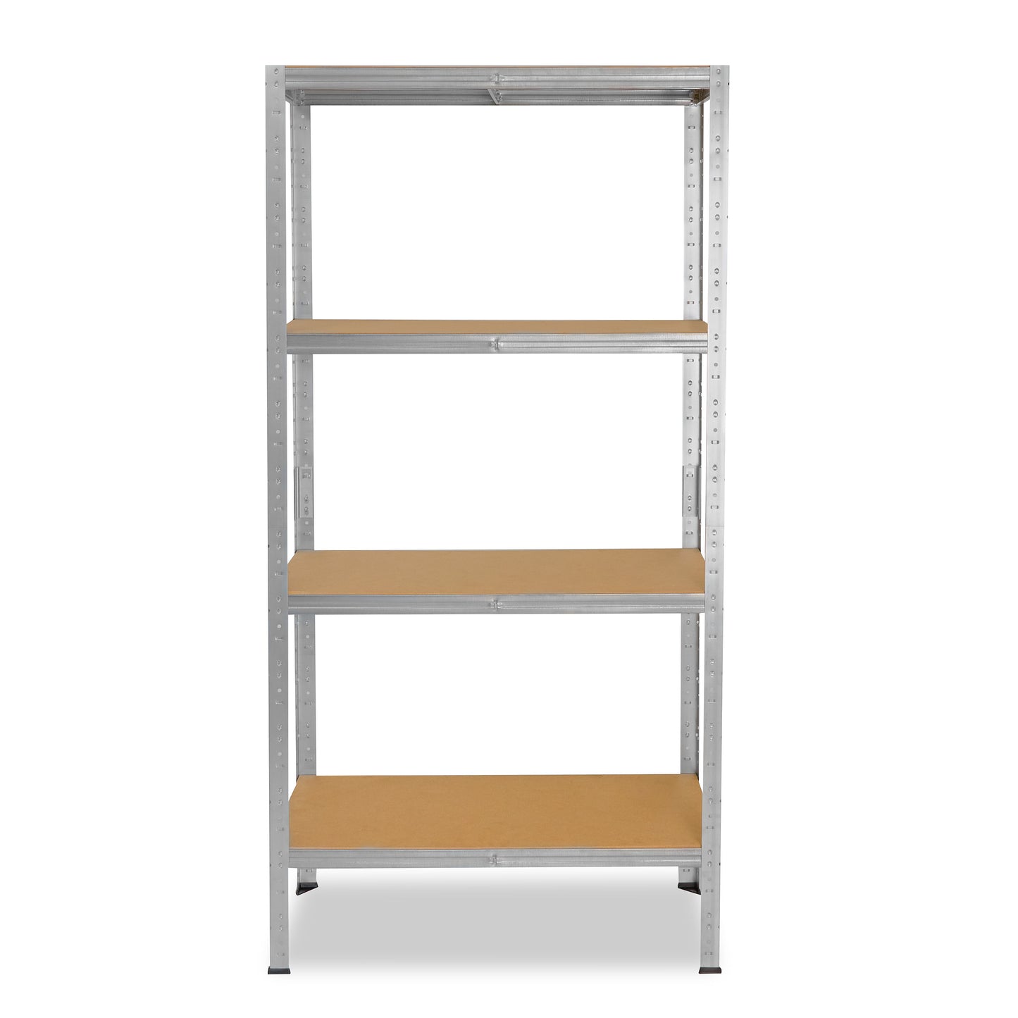 shelfplaza HOME Schwerlastregal 155x75x30 cm verzinkt mit 4 Böden