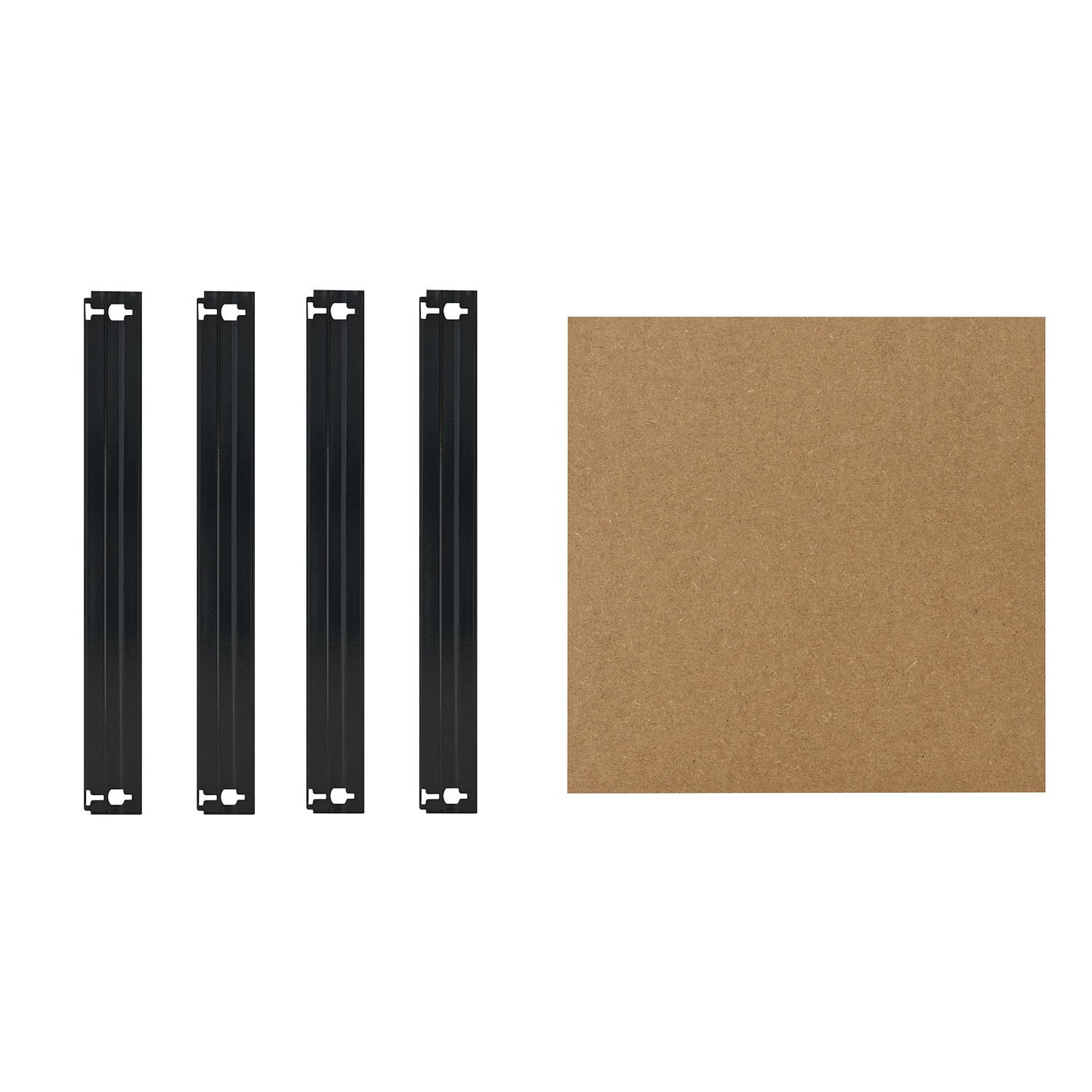 shelfplaza BLACK Fachboden-Set 30x30 cm schwarz