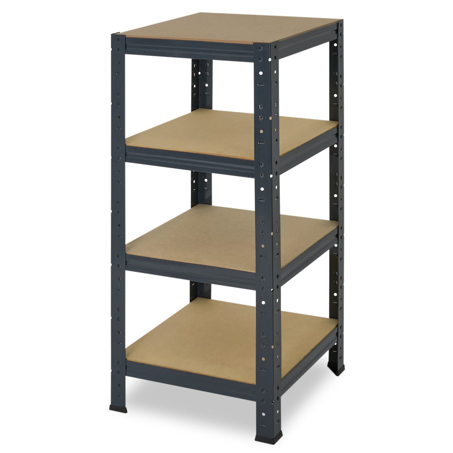 shelfplaza HOME Schwerlastregal 100x60x60 cm anthrazit mit 4 Böden