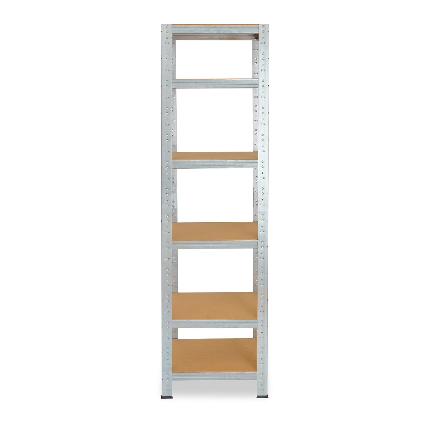 shelfplaza HOME Schwerlastregal 200x23x23 cm verzinkt mit 6 Böden