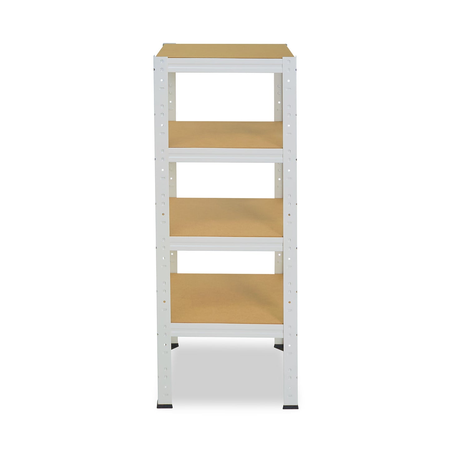 shelfplaza HOME Schwerlastregal 100x45x45 cm weiß mit 4 Böden