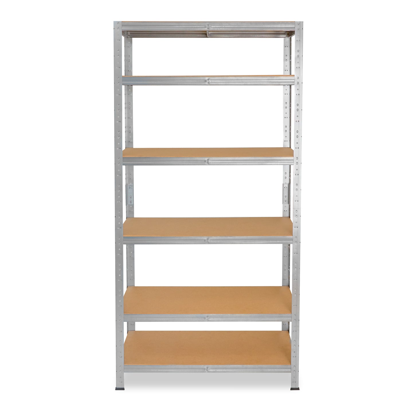 shelfplaza HOME Schwerlastregal 155x90x23 cm verzinkt mit 6 Böden