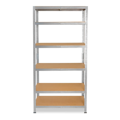 shelfplaza HOME Schwerlastregal 155x75x30 cm verzinkt mit 6 Böden