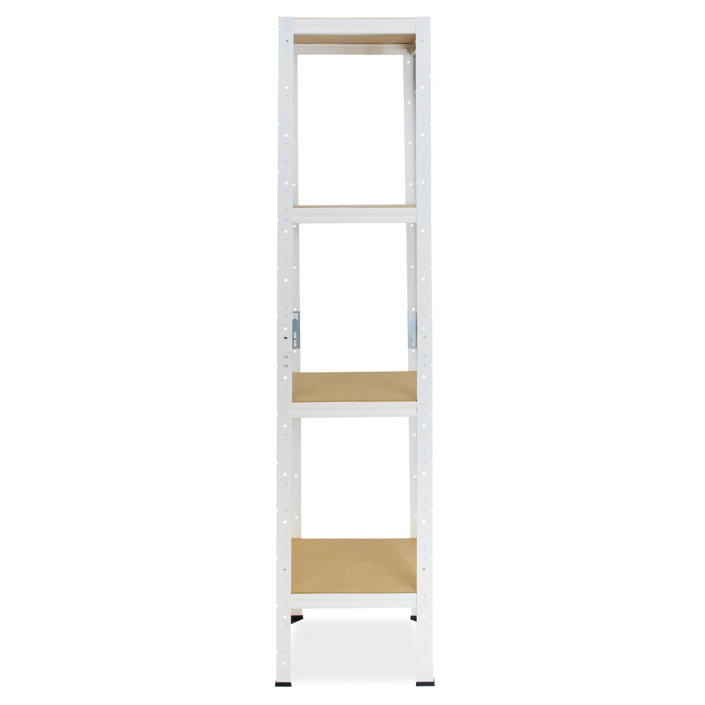 shelfplaza HOME Schwerlastregal 155x45x45 cm weiß mit 4 Böden