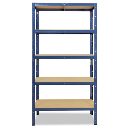 shelfplaza HOME Schwerlastregal 155x120x45 cm blau mit 5 Böden