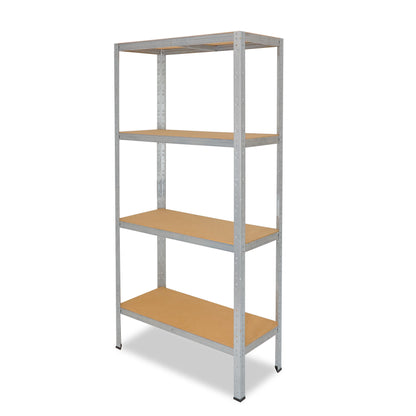 shelfplaza HOME Schwerlastregal 200x100x23 cm verzinkt mit 4 Böden