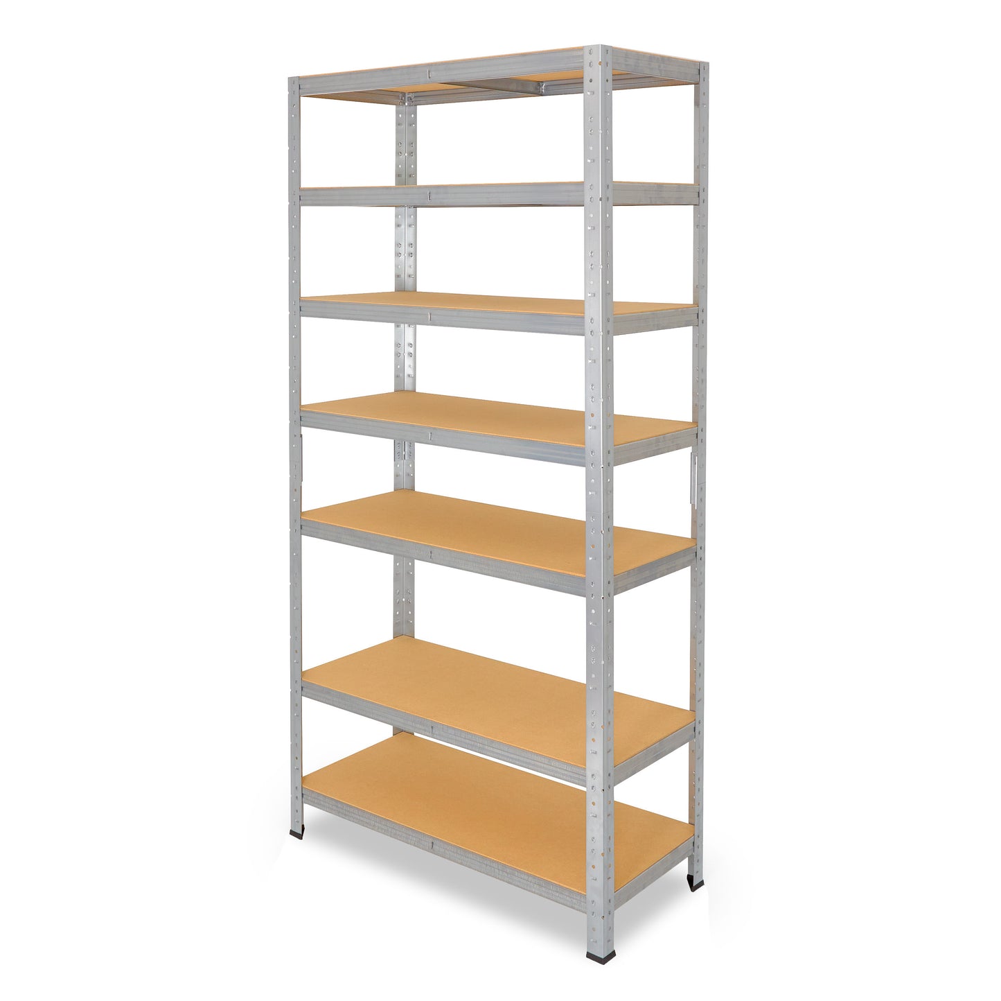 shelfplaza HOME Schwerlastregal 155x40x30 cm verzinkt mit 7 Böden