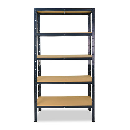 shelfplaza HOME Schwerlastregal 200x50x45 cm anthrazit mit 5 Böden