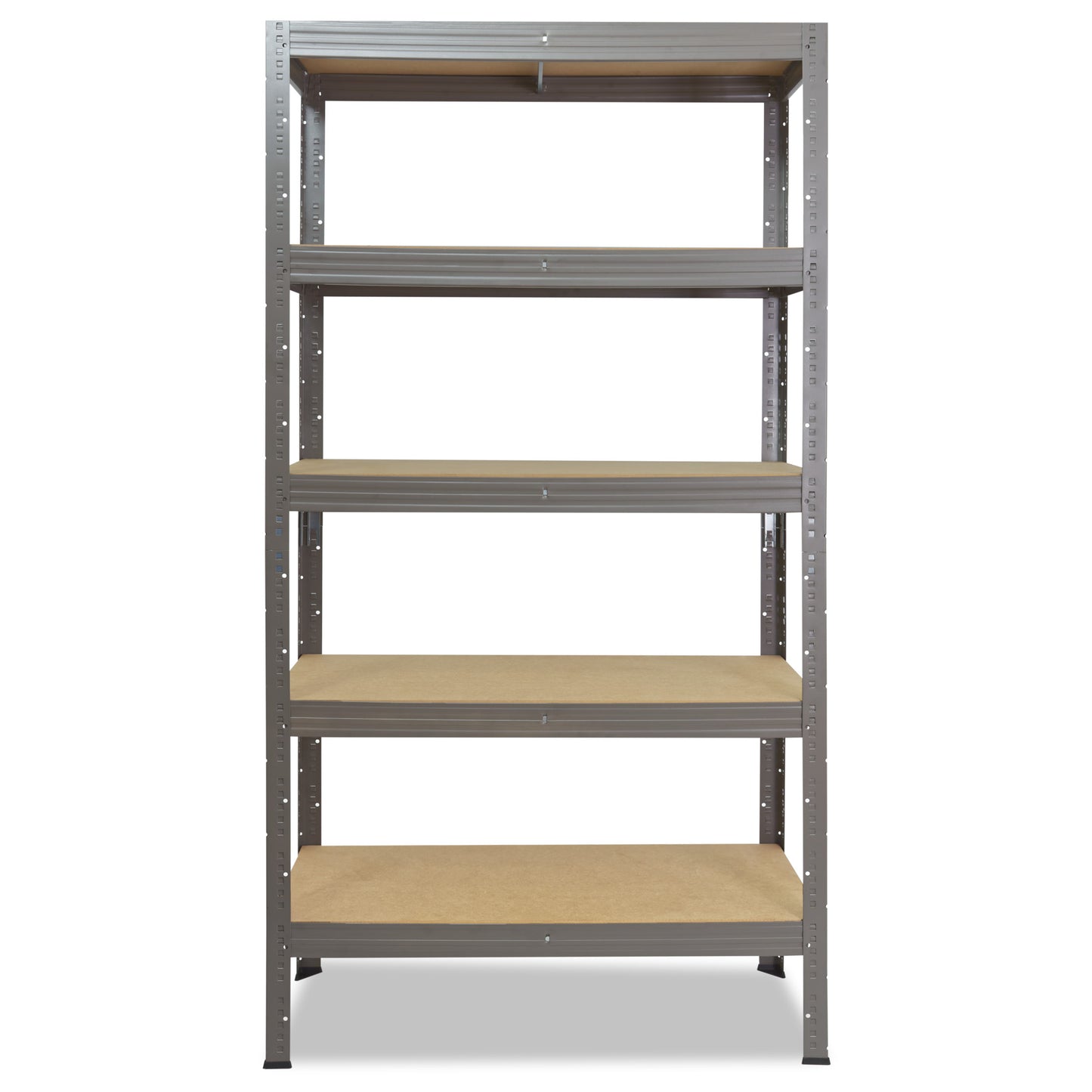 shelfplaza PRO Schwerlastregal 180x100x45 cm grau mit 5 Böden