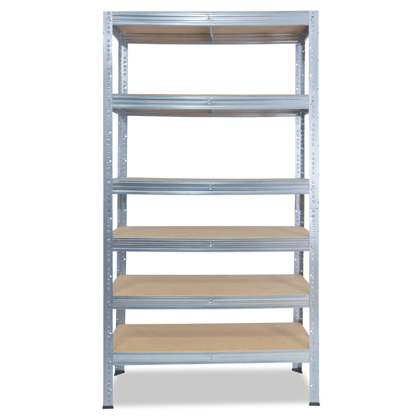 shelfplaza PRO Schwerlastregal 180x90x30 cm verzinkt mit 6 Böden