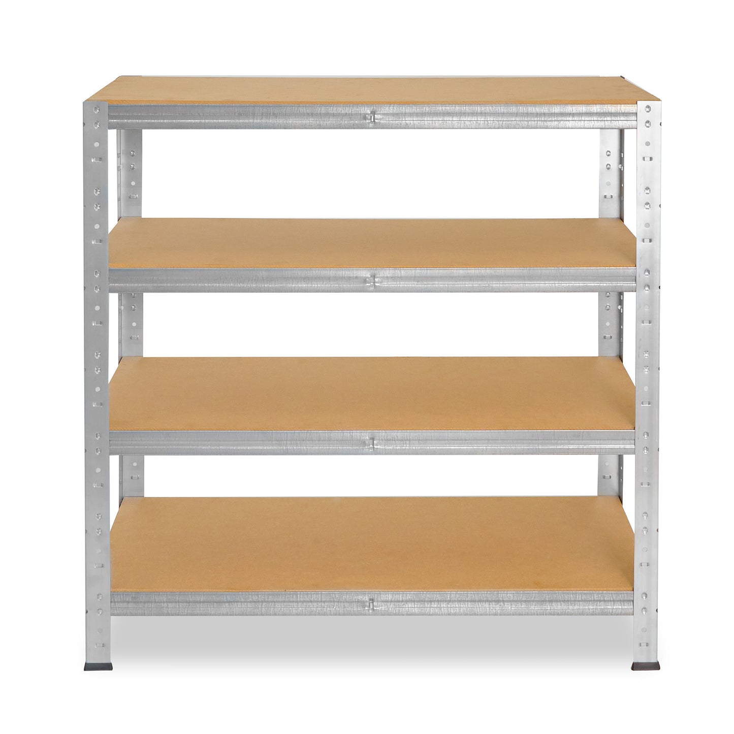 shelfplaza HOME Schwerlastregal 115x90x45 cm verzinkt mit 4 Böden