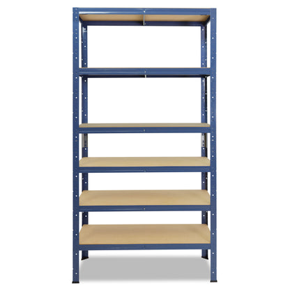 shelfplaza HOME Schwerlastregal 230x90x45 cm blau mit 6 Böden