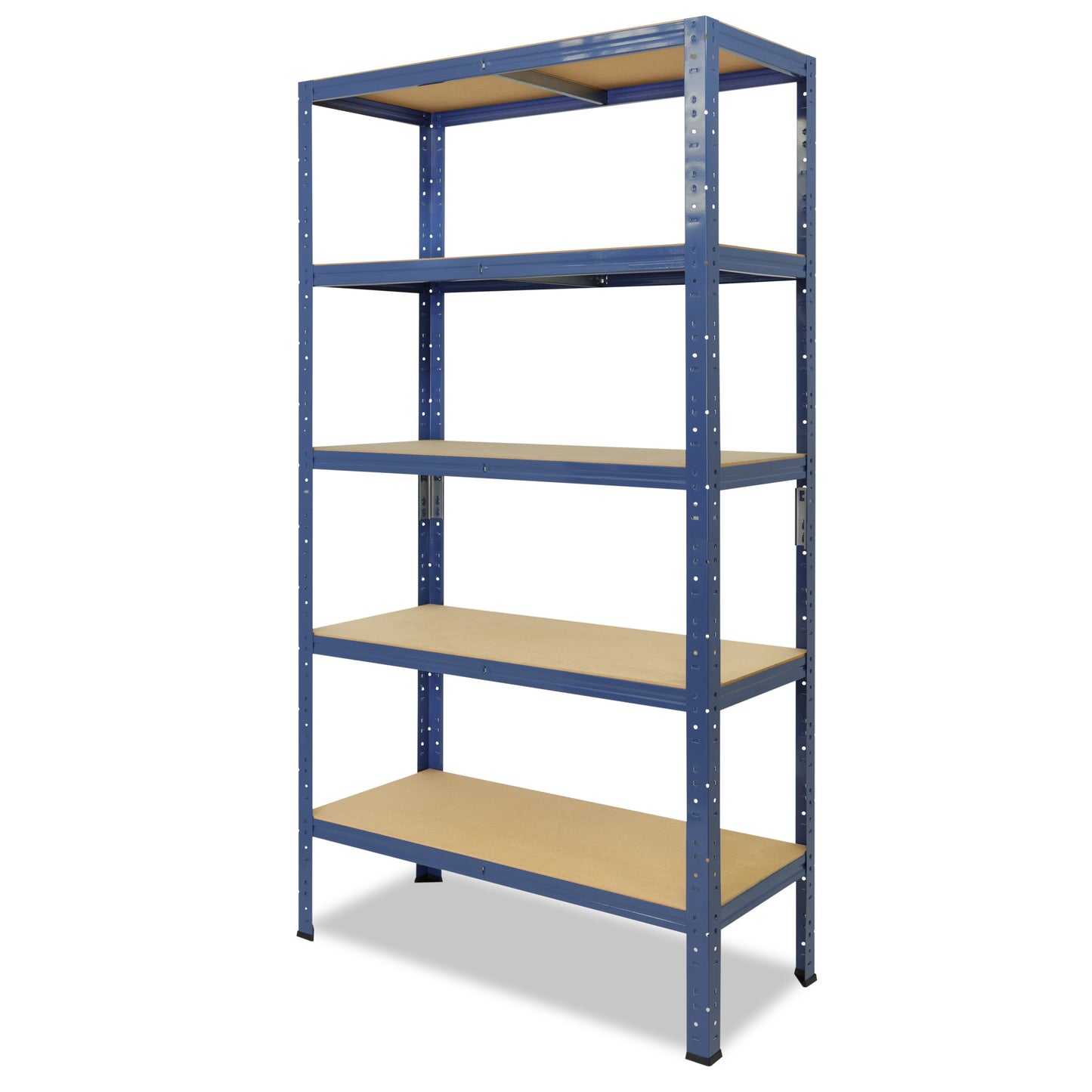 shelfplaza HOME Schwerlastregal 155x130x60 cm blau mit 5 Böden