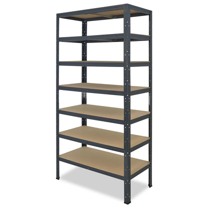 shelfplaza HOME Schwerlastregal 200x110x30 cm anthrazit mit 7 Böden