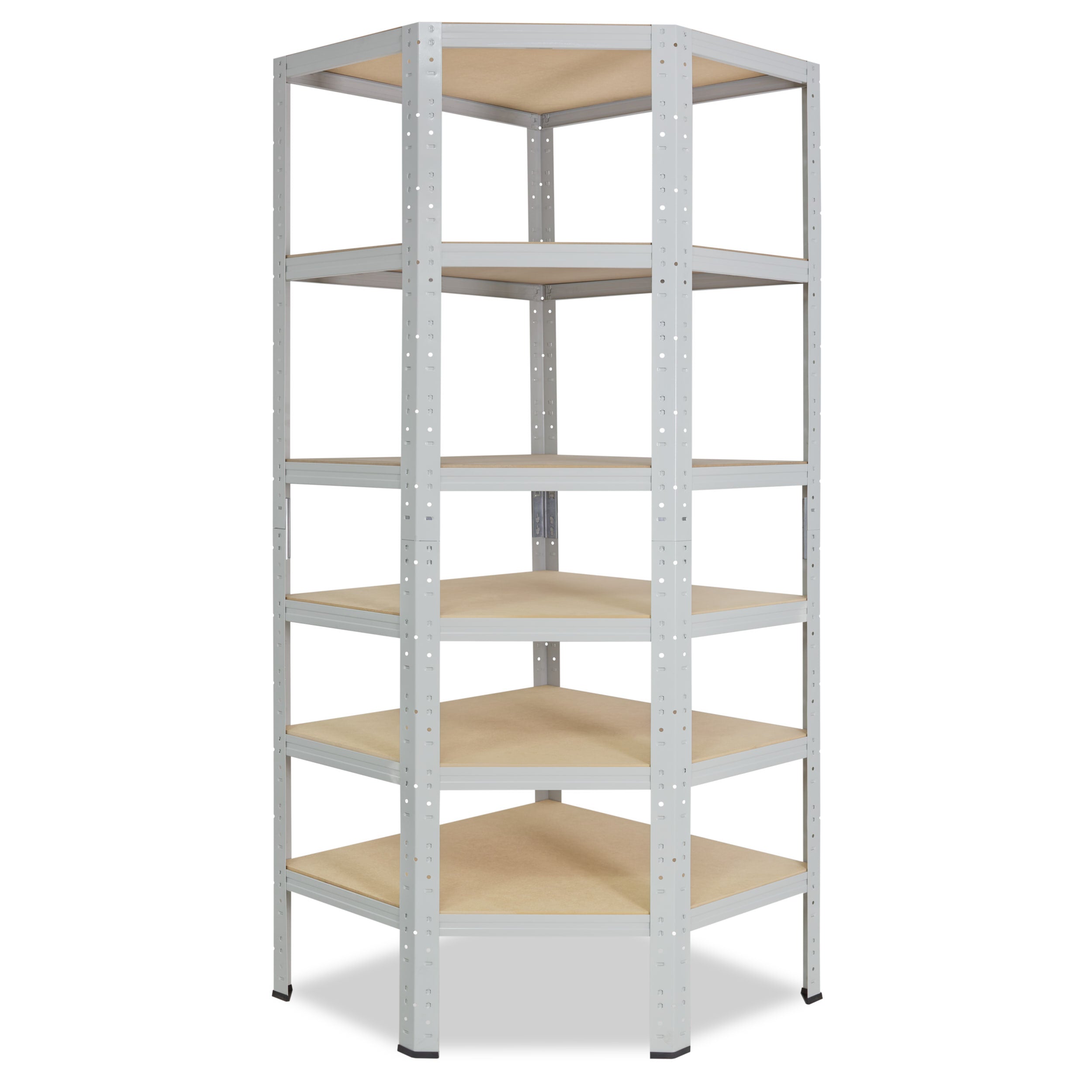 shelfplaza OFFICE Eckregal 180x70x45 cm lichtgrau