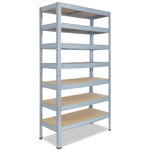 shelfplaza PRO Schwerlastregal 200x80x40 cm verzinkt mit 7 Böden