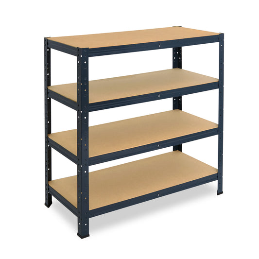 shelfplaza HOME Schwerlastregal 100x40x45 cm anthrazit mit 4 Böden