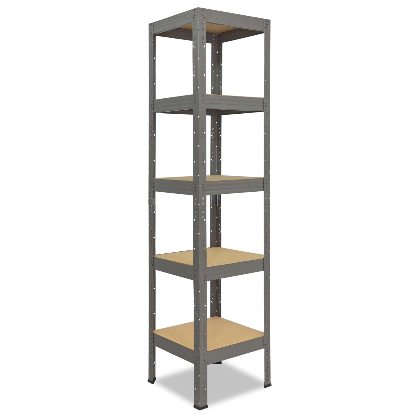 shelfplaza PRO Schwerlastregal 200x60x60 cm grau mit 5 Böden