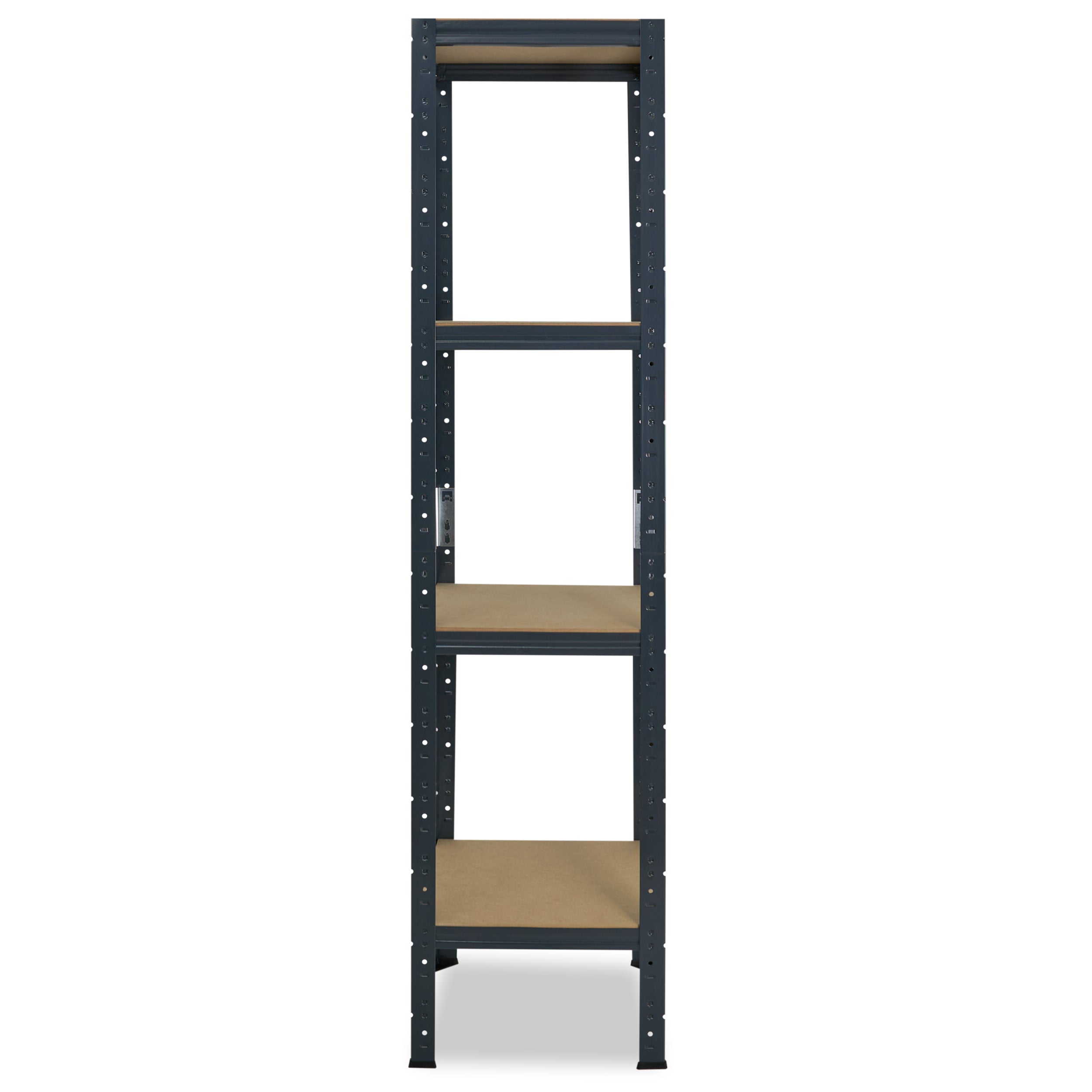 Frontalansicht des Regals