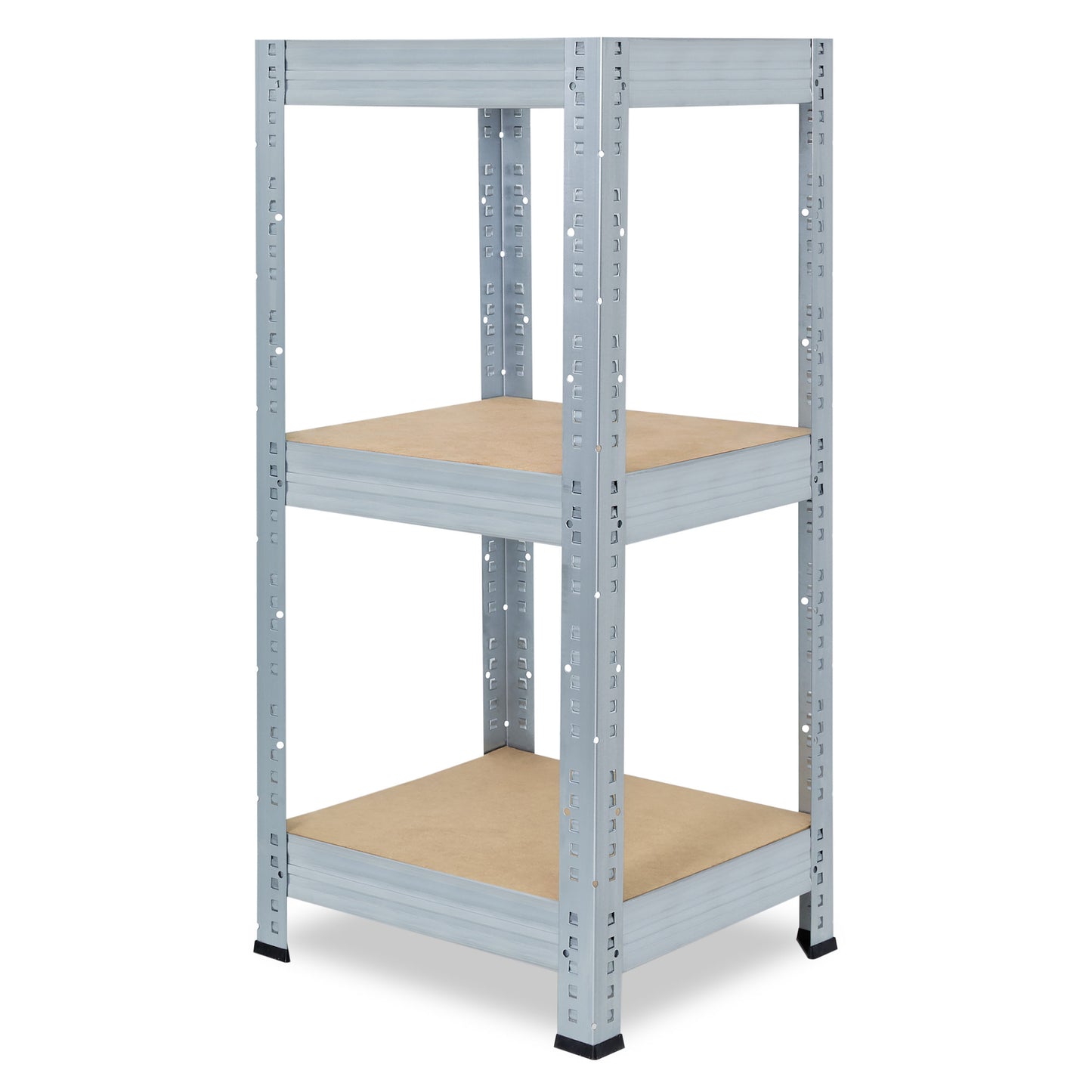 shelfplaza PRO Schwerlastregal 90x60x60 cm verzinkt mit 3 Böden