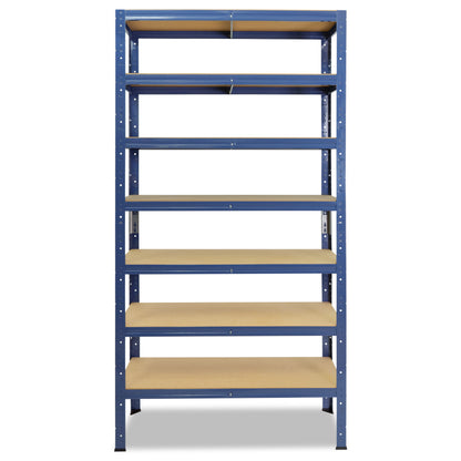 shelfplaza HOME Schwerlastregal 230x45x40 cm blau mit 7 Böden