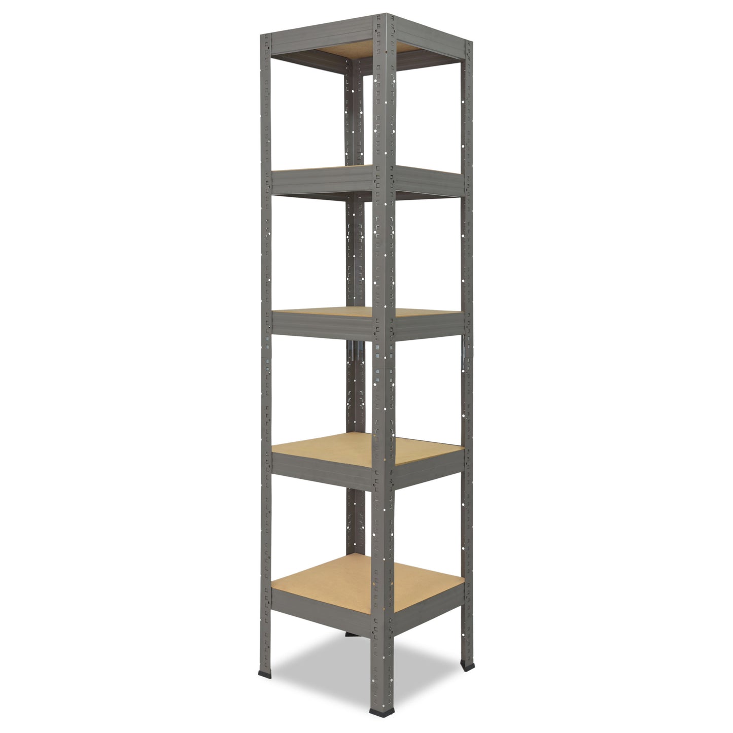 shelfplaza PRO Schwerlastregal 200x60x60 cm grau mit 5 Böden