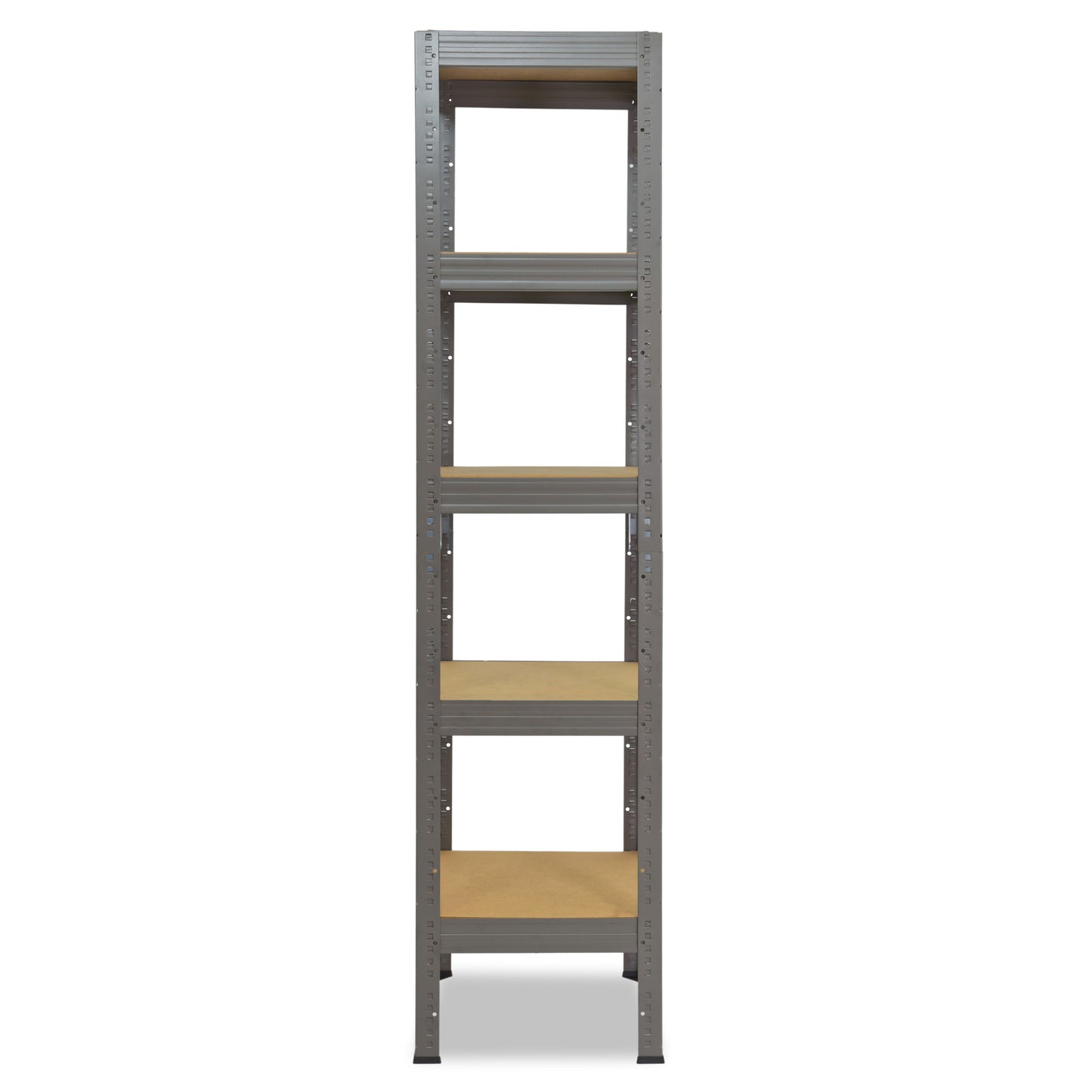 shelfplaza PRO Schwerlastregal 230x50x50 cm grau mit 5 Böden