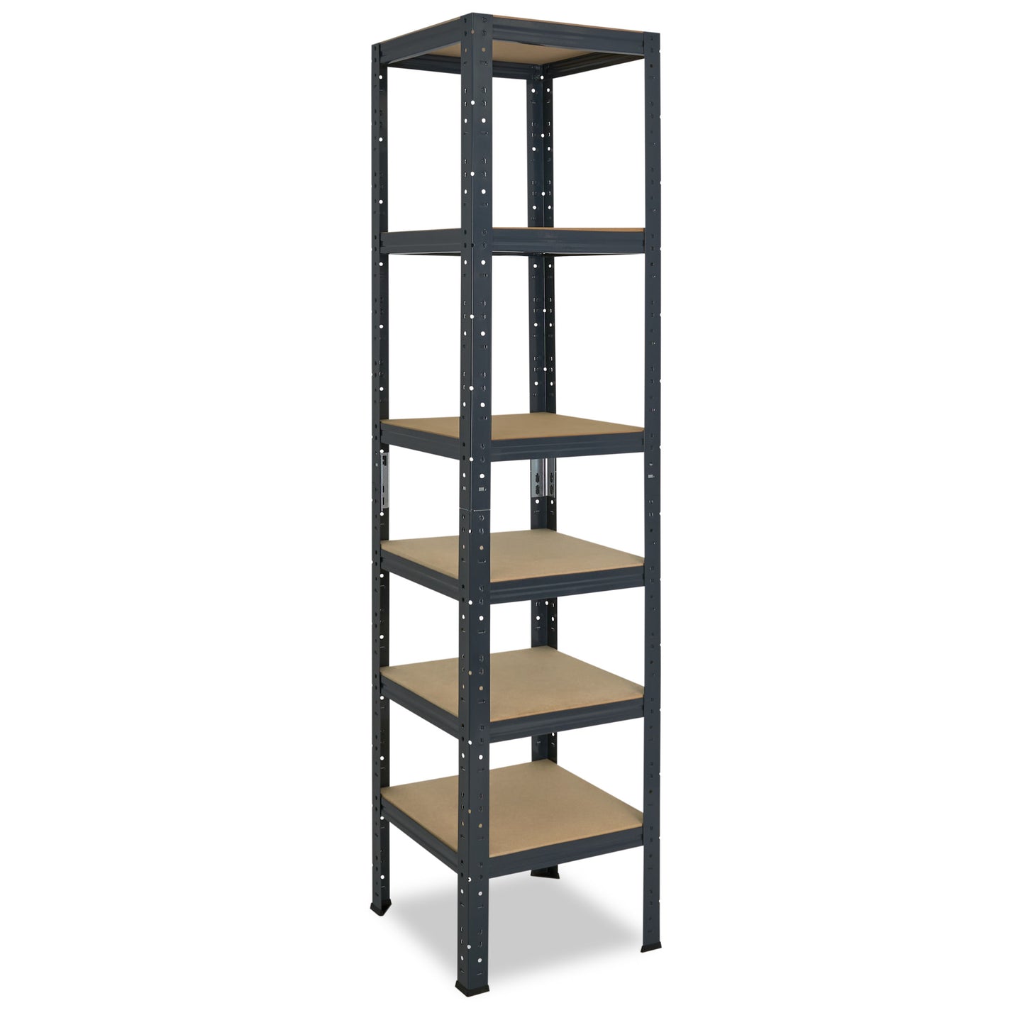 shelfplaza HOME Schwerlastregal 180x40x40 cm anthrazit mit 6 Böden