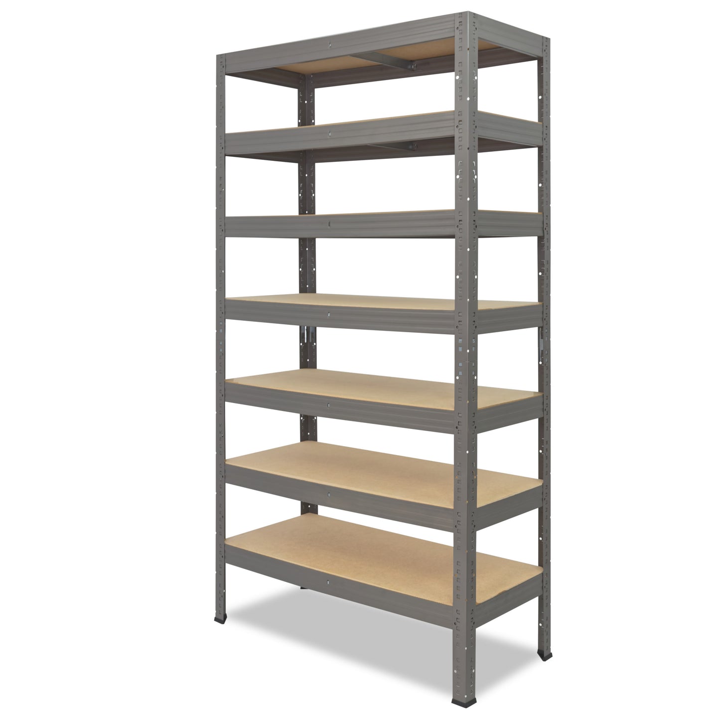 shelfplaza PRO Schwerlastregal 200x70x40 cm grau mit 7 Böden