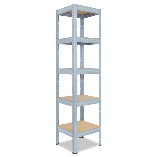 shelfplaza PRO Schwerlastregal 180x40x40 cm verzinkt mit 5 Böden