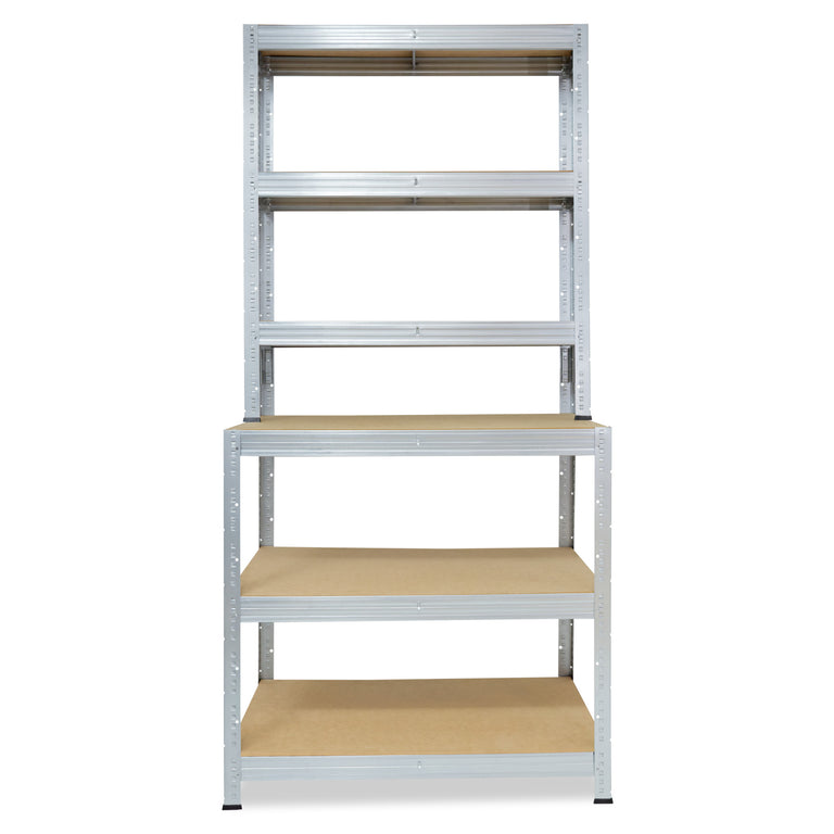 Frontalansicht des Regals