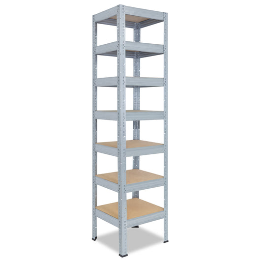 shelfplaza PRO Schwerlastregal 230x50x50 cm verzinkt mit 7 Böden