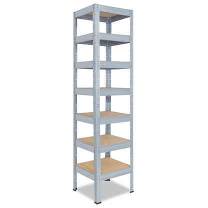 shelfplaza PRO Schwerlastregal 200x50x50 cm verzinkt mit 7 Böden