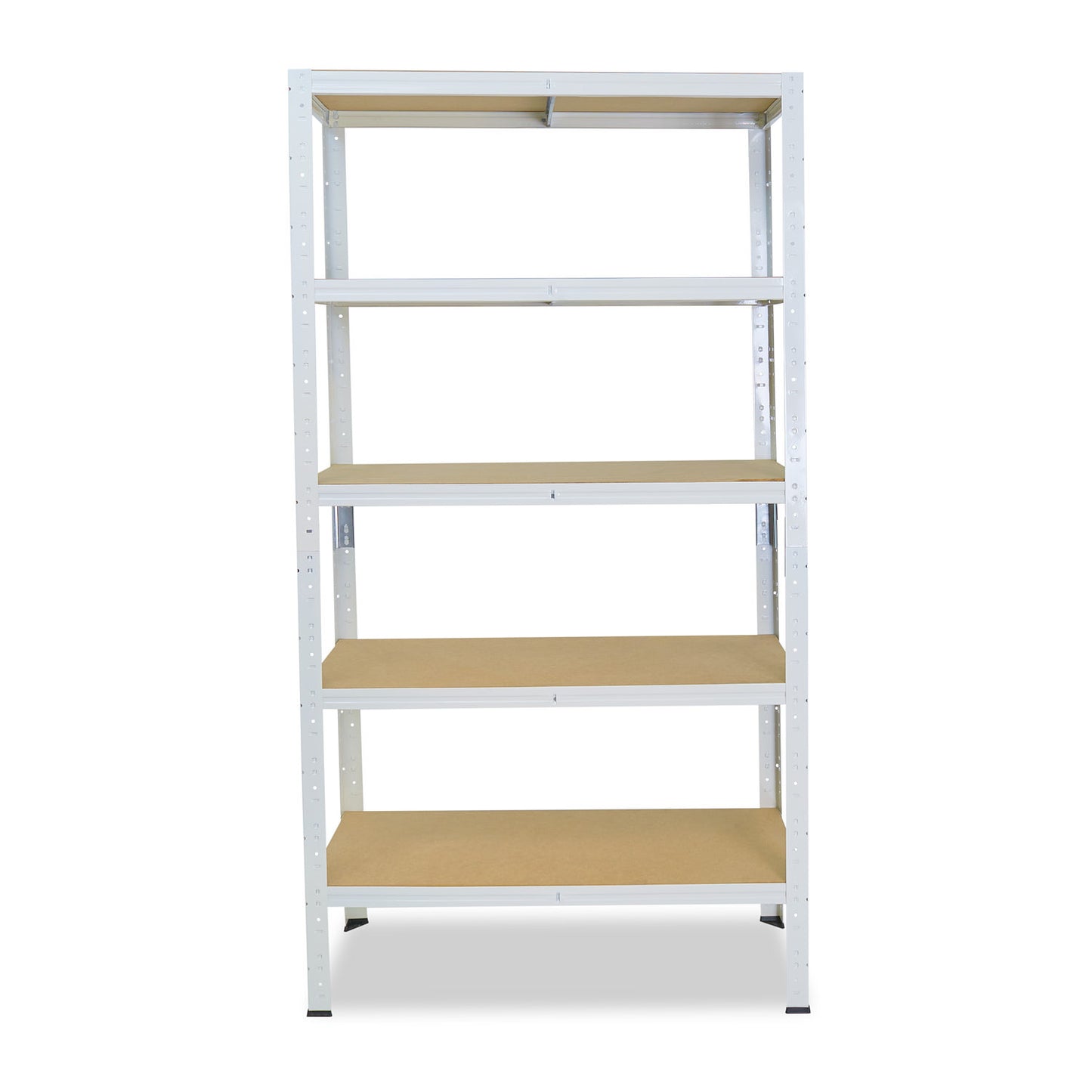 shelfplaza HOME Schwerlastregal 180x45x30 cm weiß mit 5 Böden