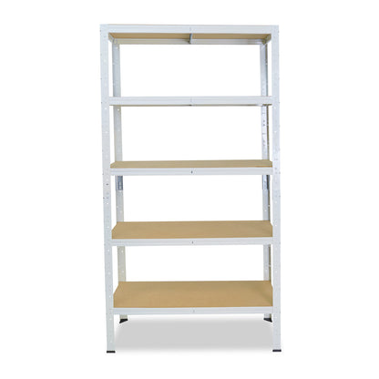 shelfplaza HOME Schwerlastregal 200x130x40 cm weiß mit 5 Böden