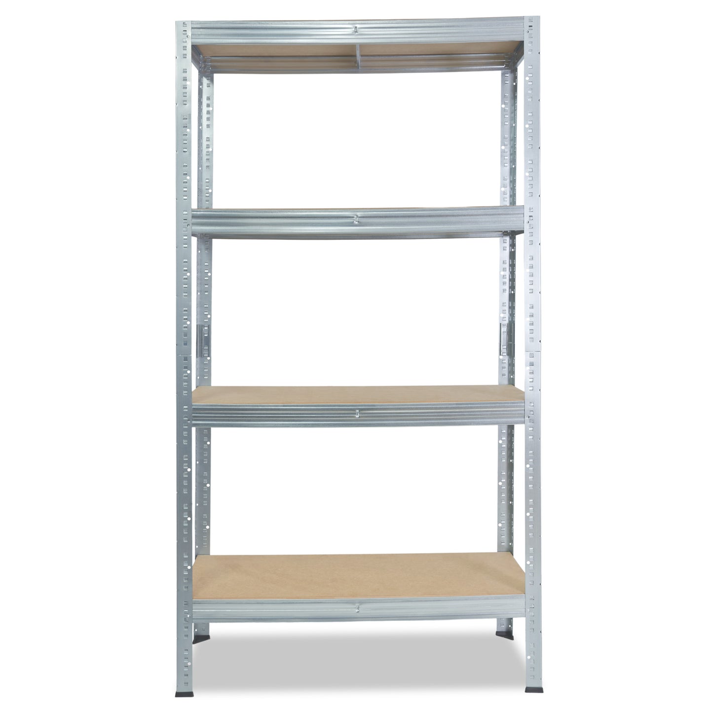 shelfplaza PRO Schwerlastregal 155x40x30 cm verzinkt mit 4 Böden