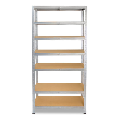 shelfplaza HOME Schwerlastregal 200x110x45 cm verzinkt mit 7 Böden